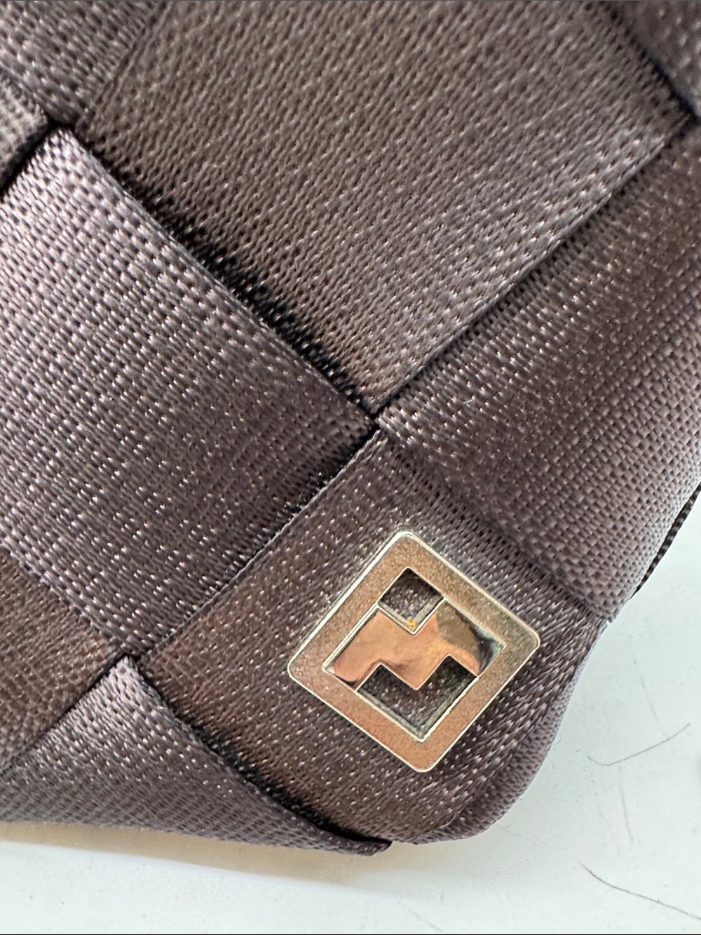 Maggie Bags Chocolate Brown Woven Crossbody Bag MCB10358 - Picture 4 of 14